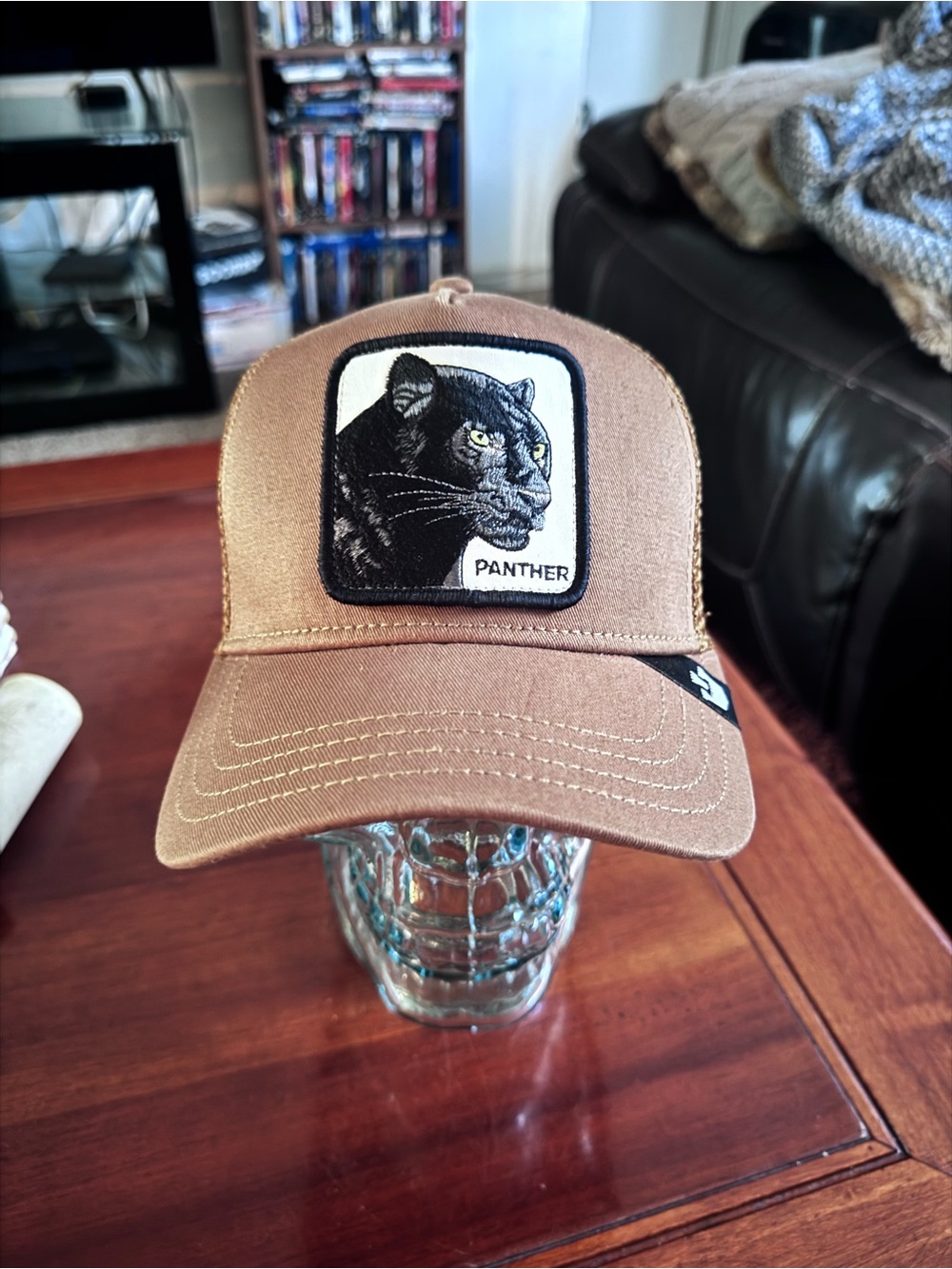 Goorin Bros. “CHOCOLATE PANTHER” Trucker Hat. Mesh SnapBack NWT.